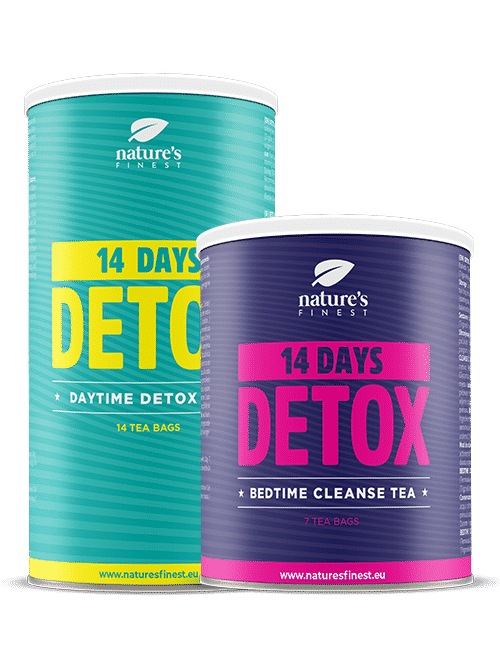 Detox Tea Box , 40 % Popust , Zeliščni čaj Za Hujšanje In Razstrupljanje , Mate, Koromač, Sladki Koren, Repinec, Grško Seno , Naravno , 63 G