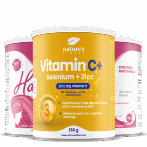 2x Hair Vitamins + Vitamin C+Selen+Cink paket