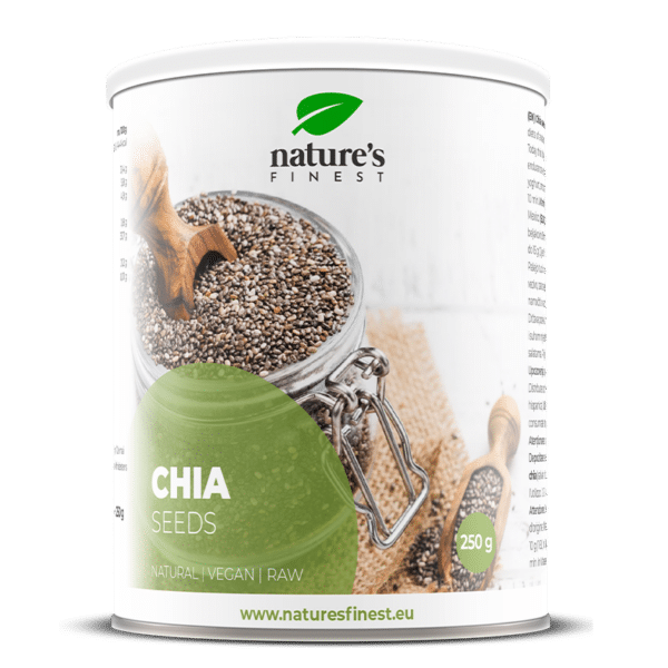 Chia semena (seme oljne kadulje, Salvia hispanica) 250g