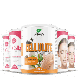 4x Kolagen SkinCare + Anti Cellulite Kavni Piling paket