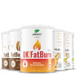 2x Golden Curcuma latte + 2x OK!FatBurn Coffee + OK!FatBurn paket