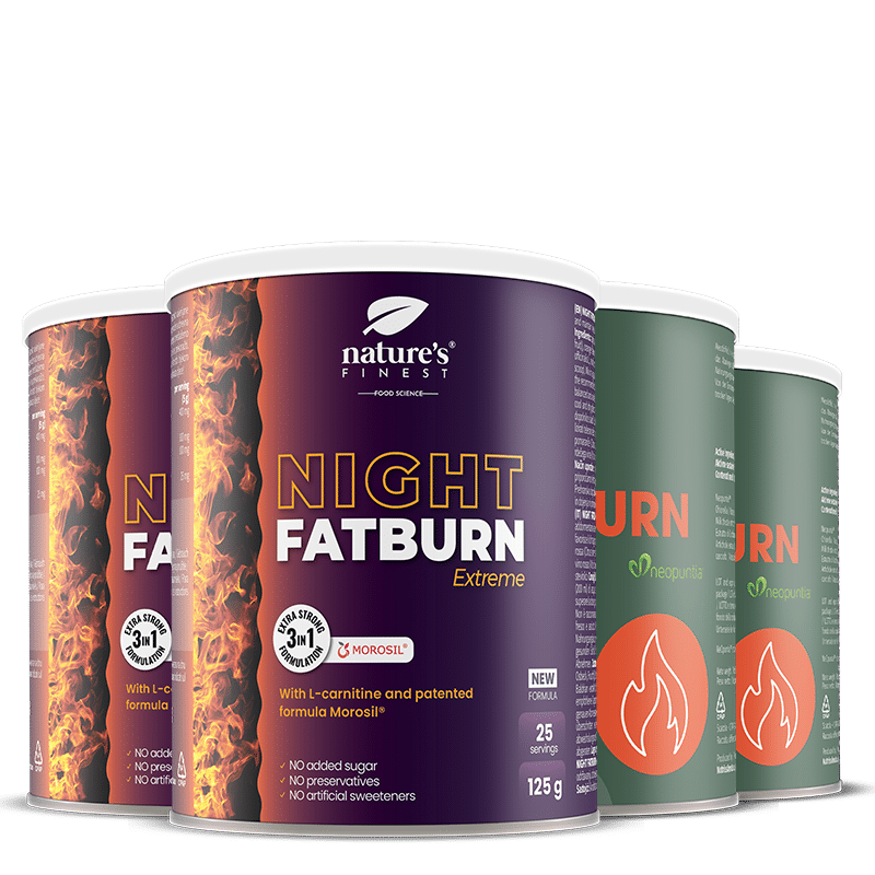 2x Night FatBurn Extreme + 2x Detox Belly Burn paket