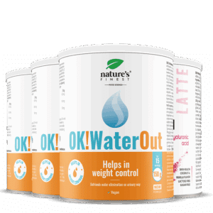 3x OK!WaterOut + PINK LATTE kolagen paket