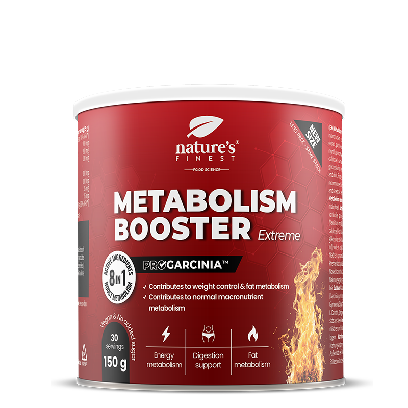 Nature’s Finest Metabolism Booster | napitek za presnovo in nadzor apetita | garcinia HCA, gymnema, guarana + L‑carnitin