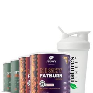 2x Detox Belly Burn + 2x Night FatBurn Extreme + NF Shaker paket