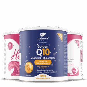 Hair Vitamins 1+1 GRATIS + Golden Q10 GRATIS