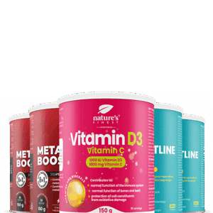 2x Waistline Pro + 2x Metabolism Booster Extreme + Vitamin D3 + Vitamin C paket