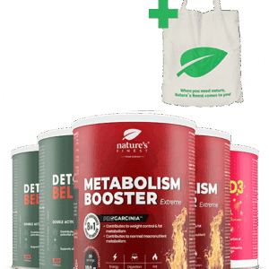 2x Detox Belly Burn + 2x Metabolism Booster Extreme + Vitamin D3 + Vitamin C + vrečka paket