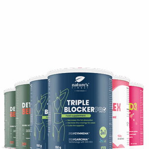 2x Detox Belly Burn  + 2x Triple Blocker PRO + B-Kompleks + Vitamin D3 + Vitamin C paket