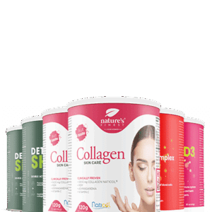 2x Kolagen SkinCare + 2x Detox Skin + Železo + Vitamin D3 + Vitamin C paket