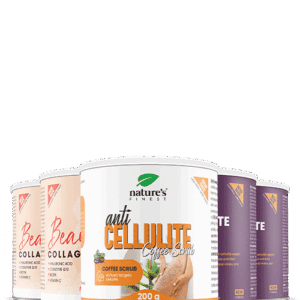 2x Cellulite PRO + 2x Beauty Collagen with Hyaluron + Anti Cellulite Coffee Scrub paket
