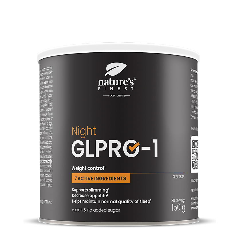 Night GLP-1 ProBoost | nočni napitek za nadzor apetita | podpora hujšanju, manj večernih želja in metaboličnem ravnovesju | pomirjujoč