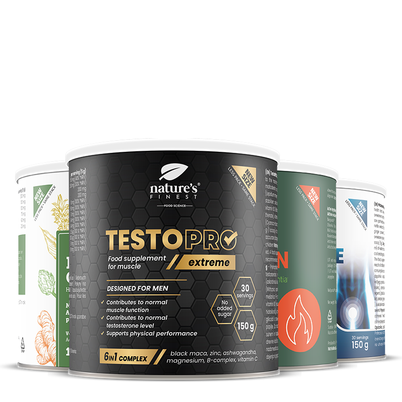 Men's Bundle: Energy + Shape + Prostate Support | testo, detox & prostate health support | ashwagandha, magnesium