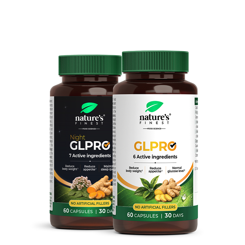 GLPRO Day & Night Bundle | 24-urni sistem za obvladovanje teže | dnevna podpora apetitu + nočna formula za spanje