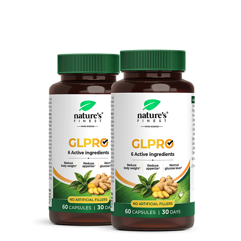 GLPRO Bundle | dodatek za obvladovanje teže za apetit + podporo krvnega sladkorja | rogač, nopal, zeleni čaj, guarana + krom