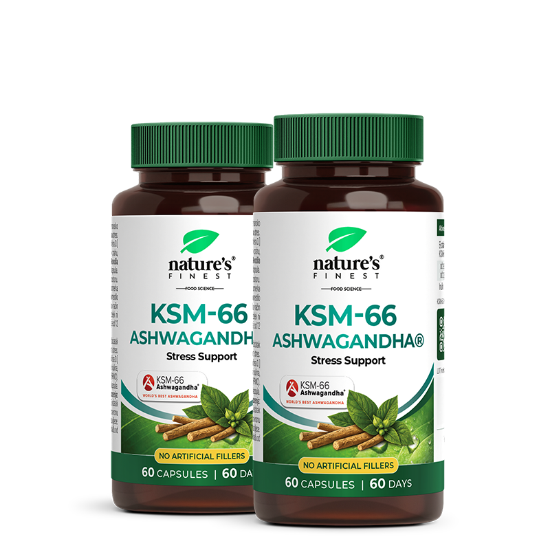 KSM-66 Ashwagandha® Bundle | adaptogen dodatek za stres, kortizol + podporo spanca | KSM-66 izvleček korena, 5% witanolidov